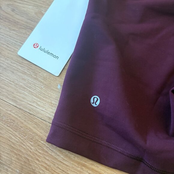 Lululemon Athletic Wunder Train HR Short 6” Garnet NWT Women’s Size 4 - Picture 4 of 6